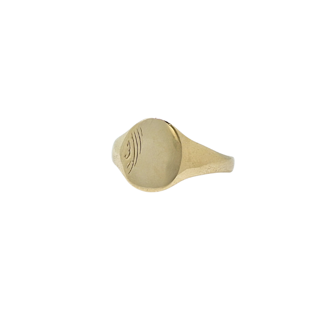 9ct Yellow Gold Signet Ring