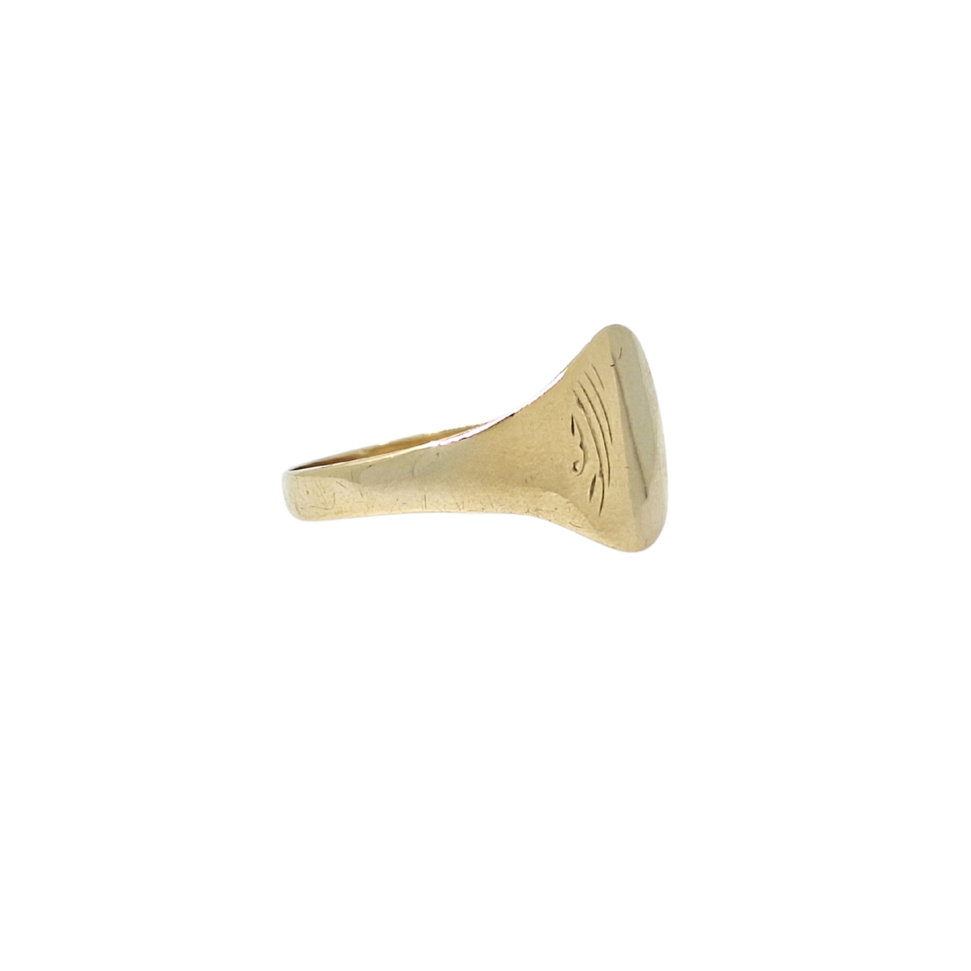 9ct Yellow Gold Signet Ring
