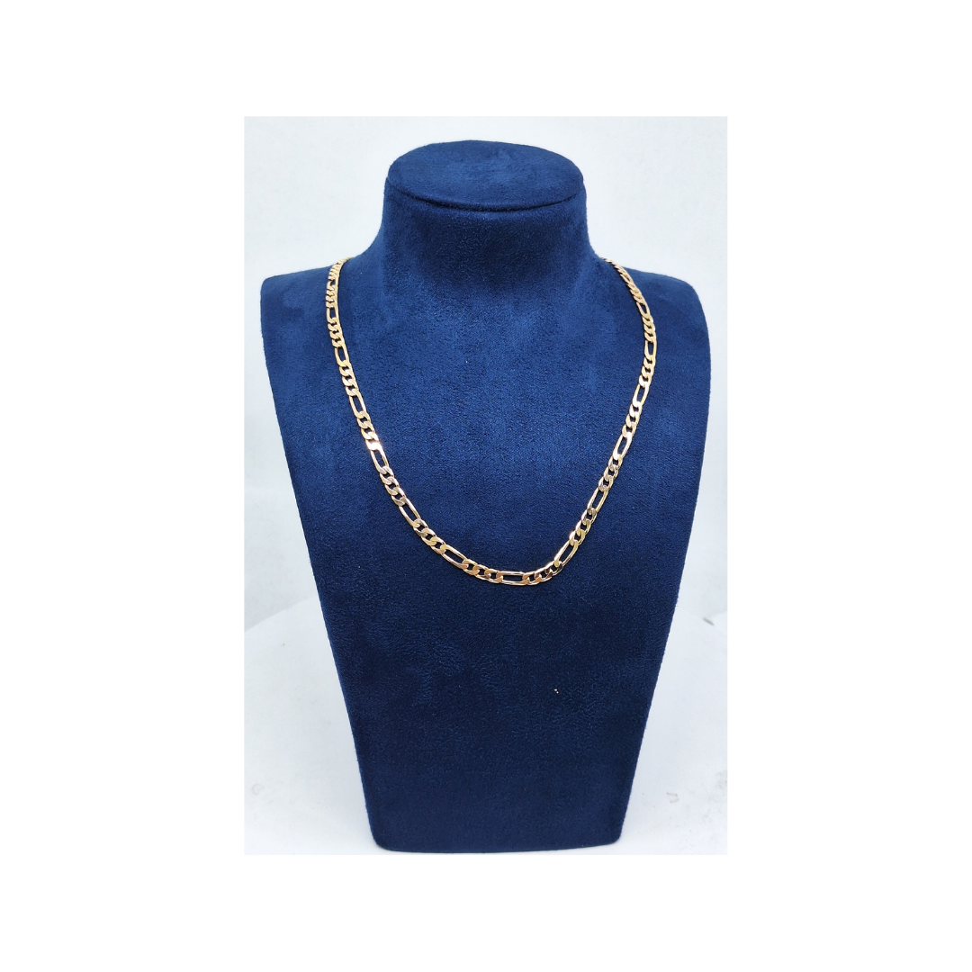9ct Yellow Gold Figaro Chain 24"