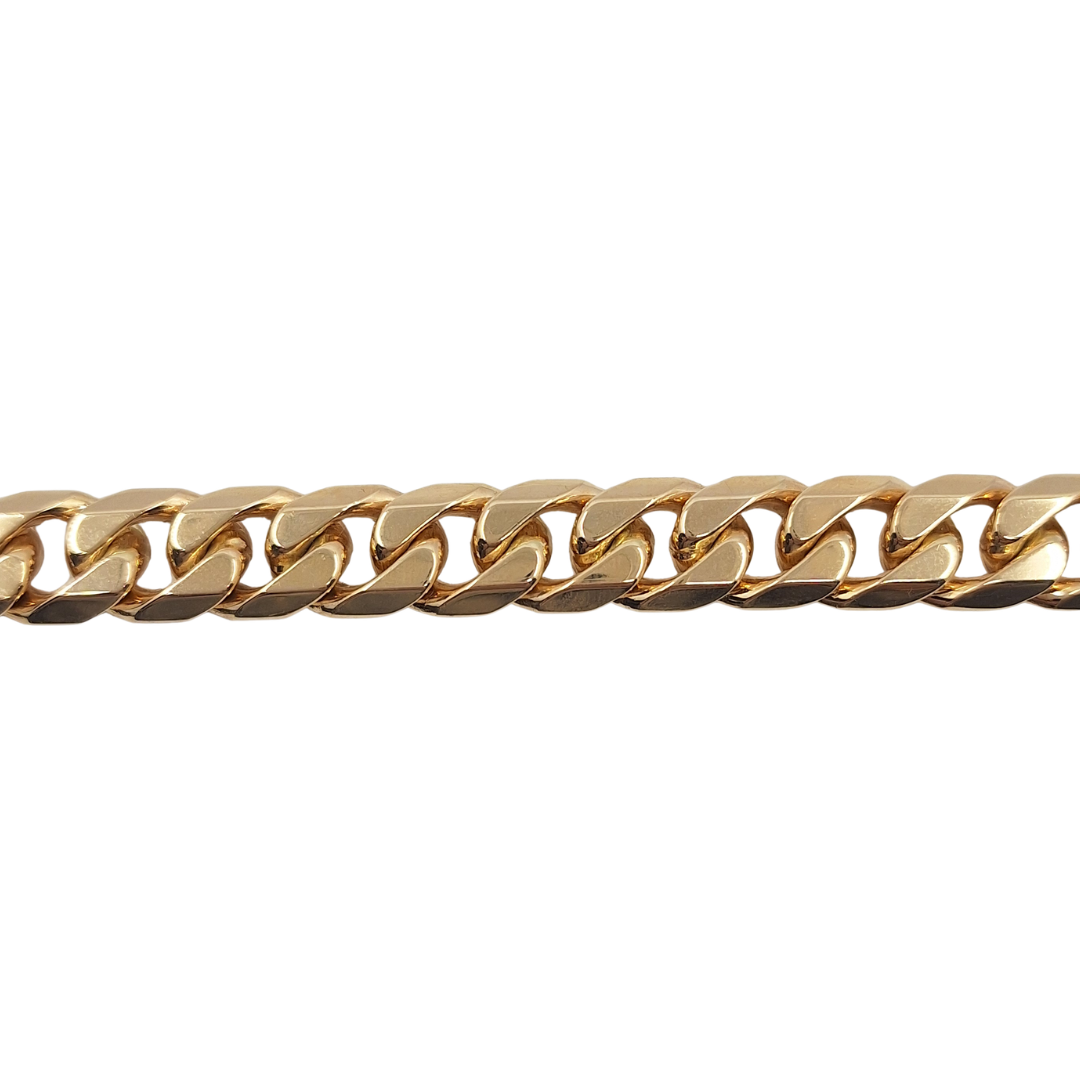 9ct Yellow Gold Curb Bracelet