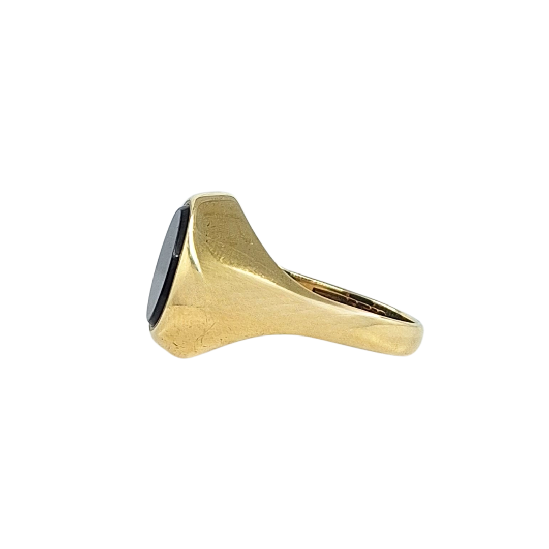 9ct Yellow Gold Onyx Signet Ring