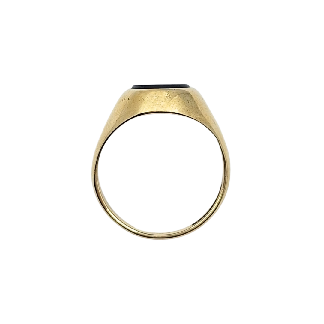 9ct Yellow Gold Onyx Signet Ring