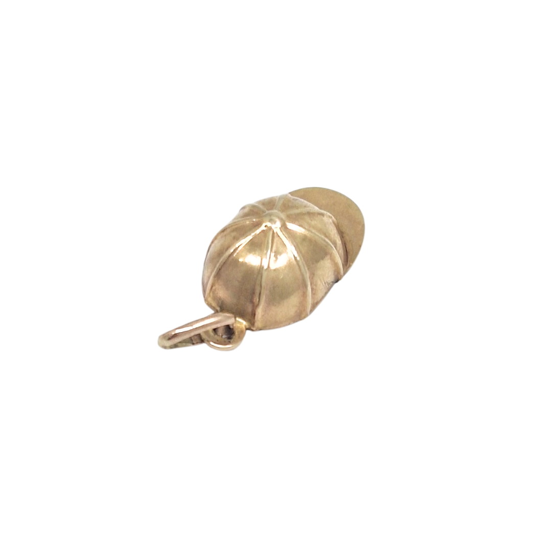 9ct Yellow Gold Jockey Hat Charm
