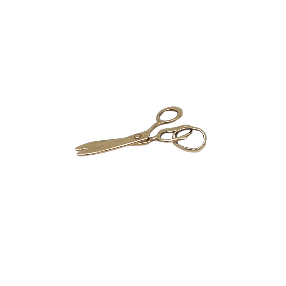 9ct Yellow Gold Scissors Charm