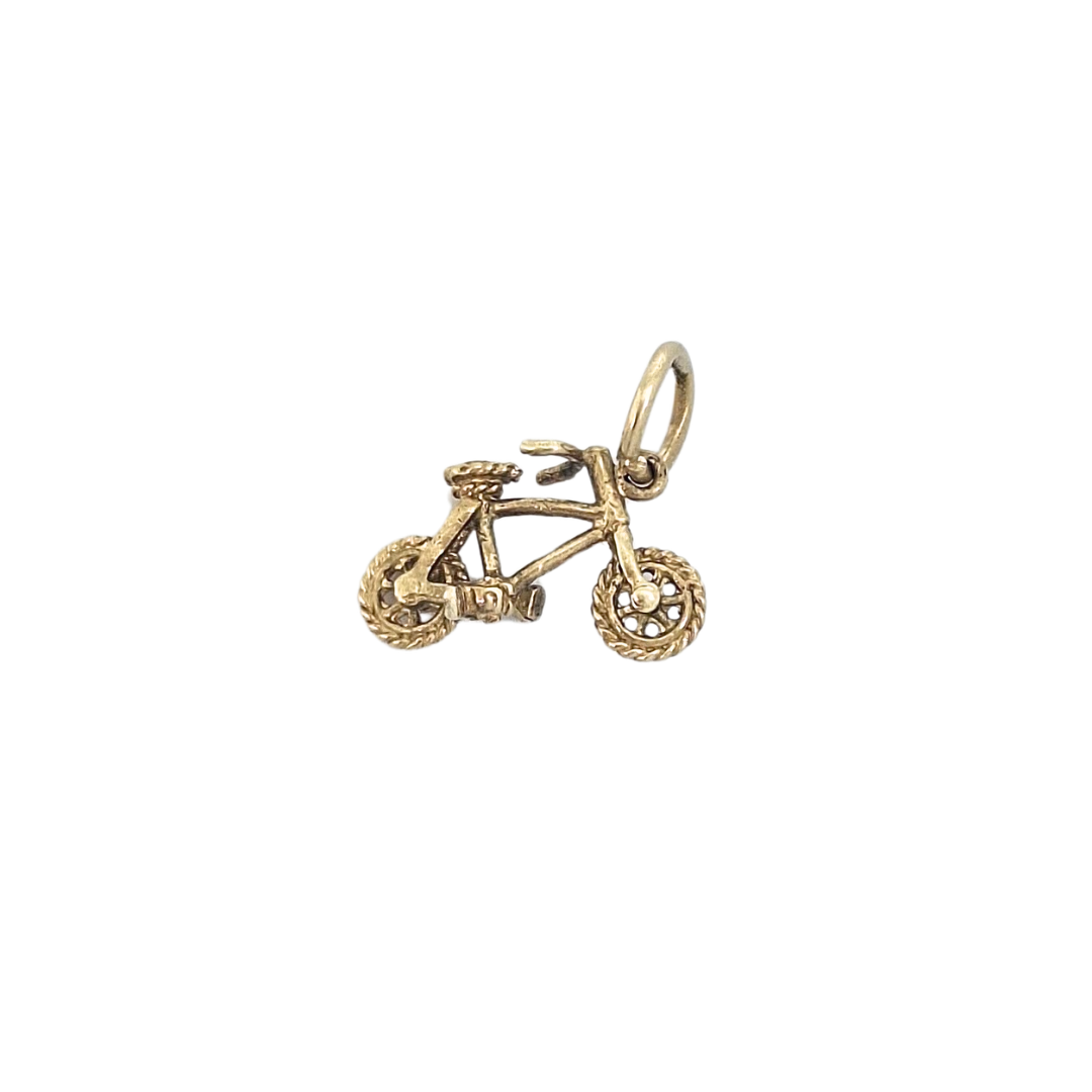 9ct Yellow Gold Bicycle Charm