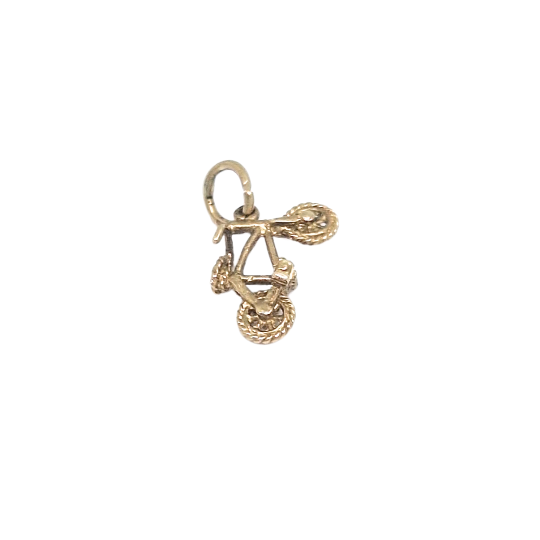 9ct Yellow Gold Bicycle Charm