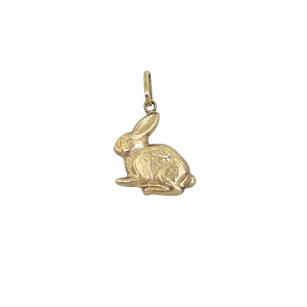 9ct Yellow Gold Bunny Charm