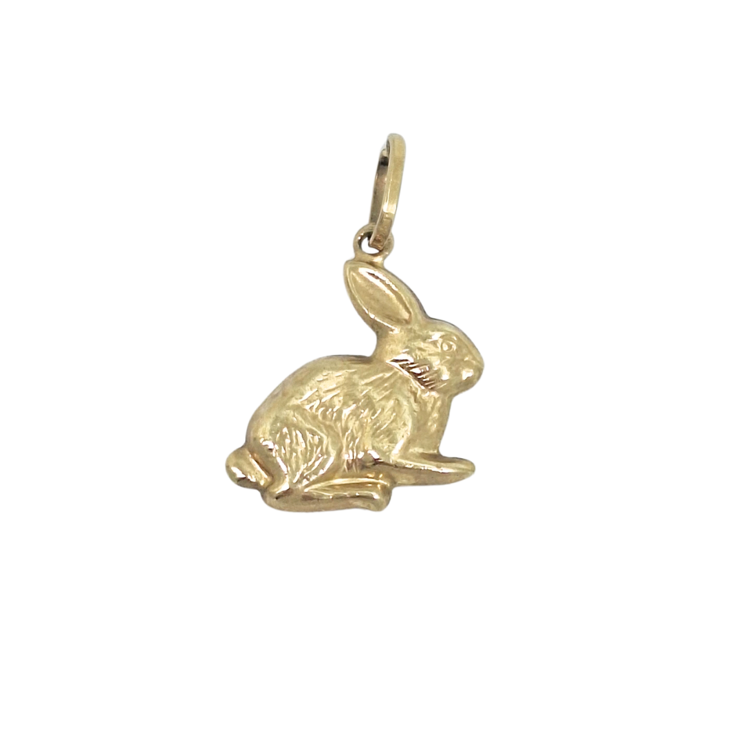 9ct Yellow Gold Bunny Charm