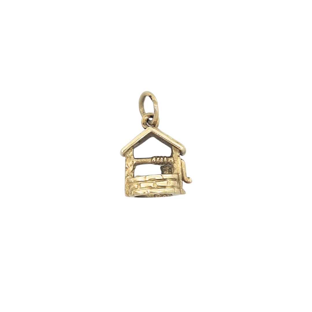 9ct Yellow Gold Wishing Well Charm