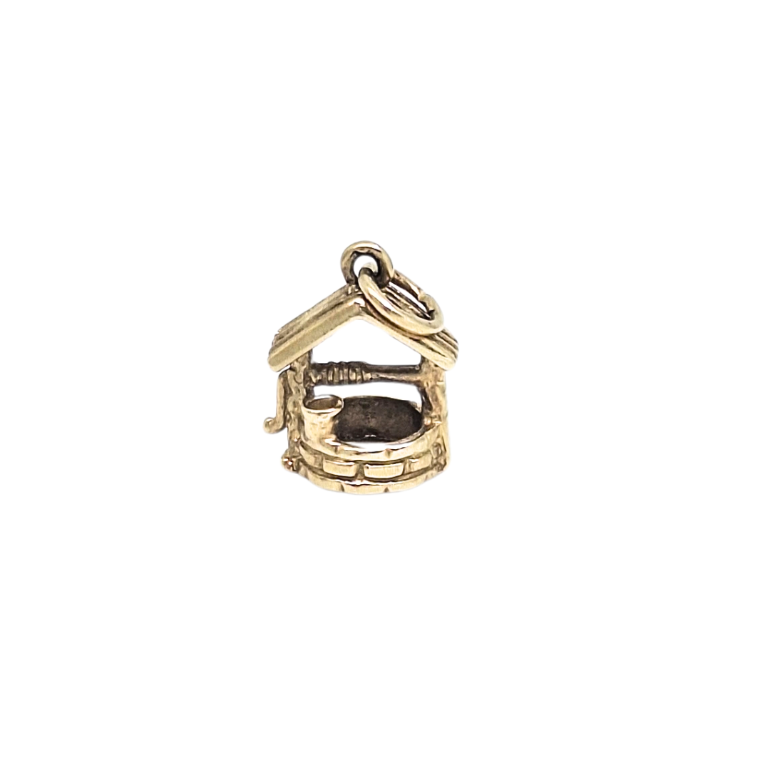 9ct Yellow Gold Wishing Well Charm