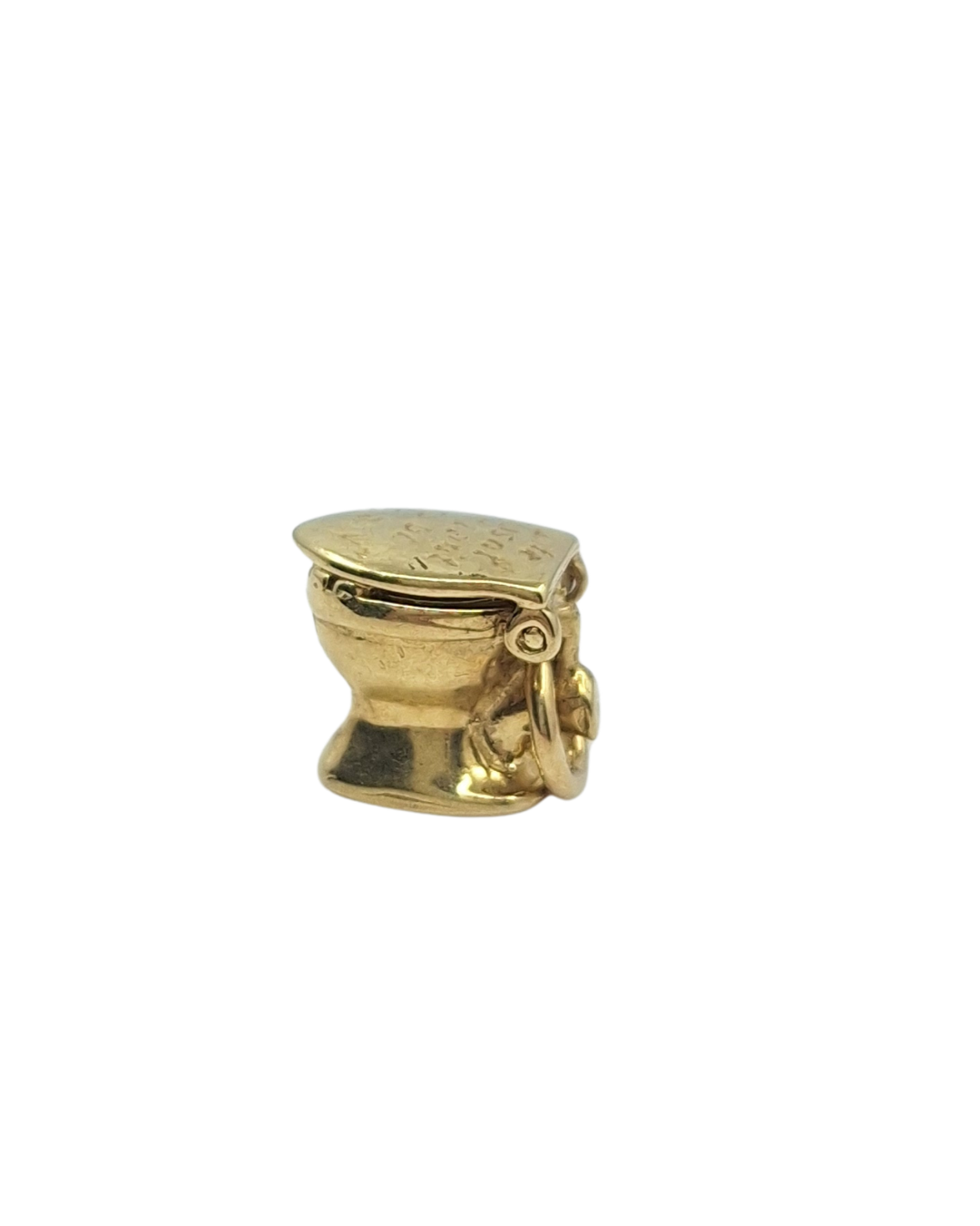 9ct Yellow Gold Toilet Charm