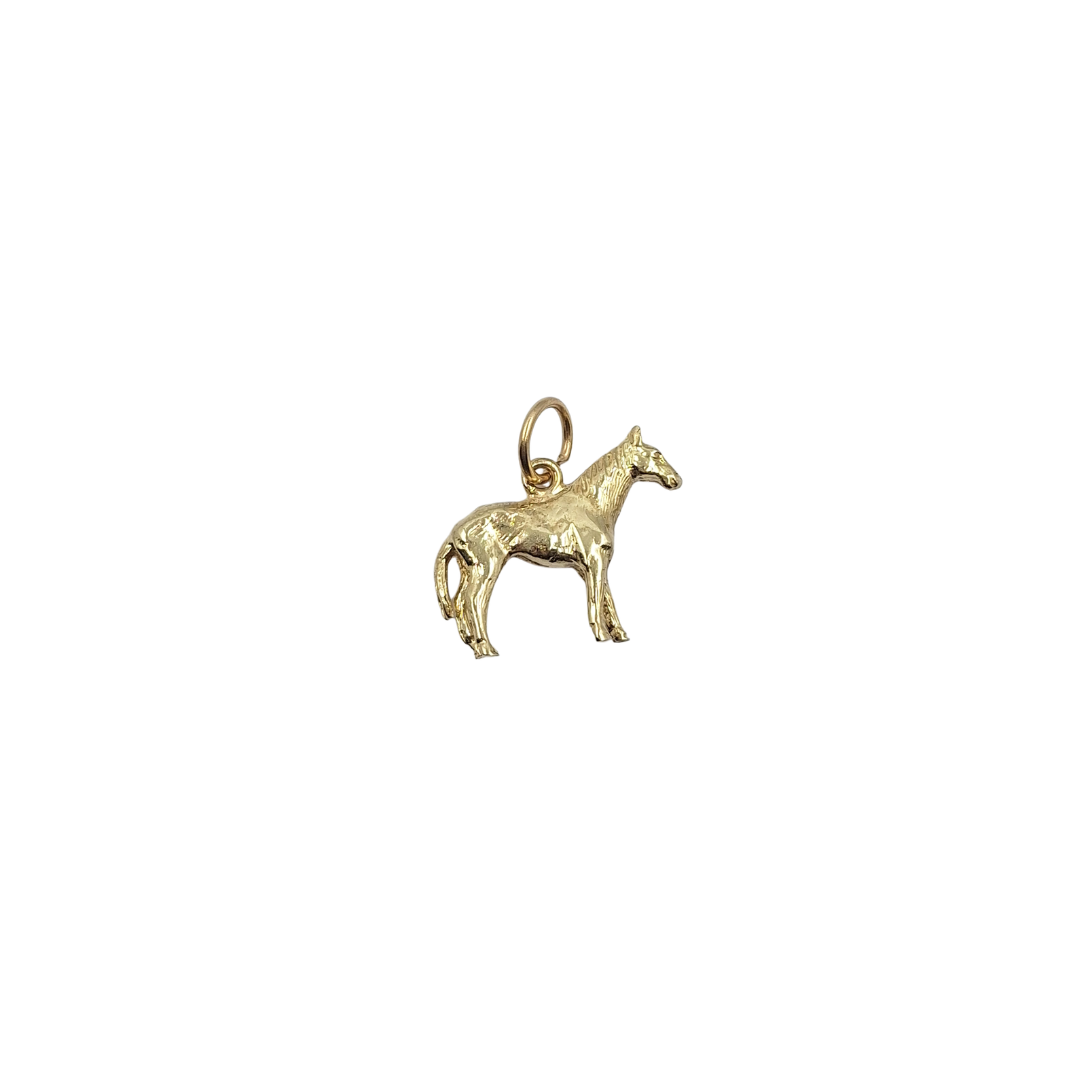 9ct Yellow Gold Horse Charm
