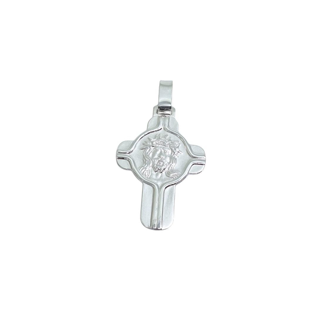 Silver Jesus Cross Pendant