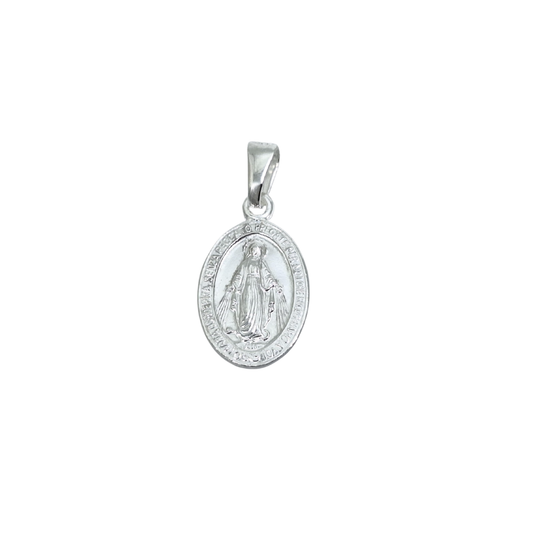 Silver Mary Pendant