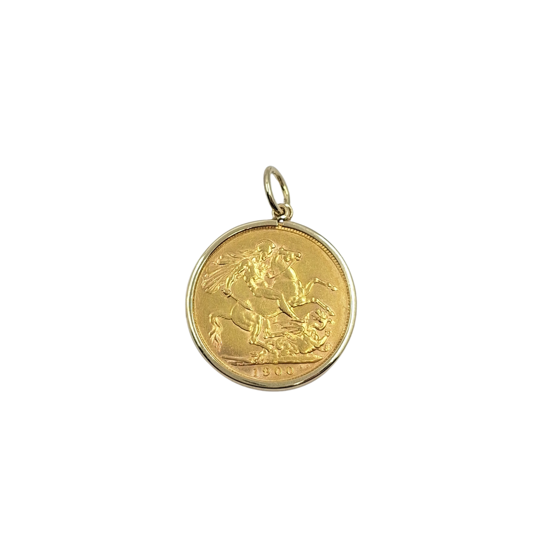 1900 Full Sovereign Pendant