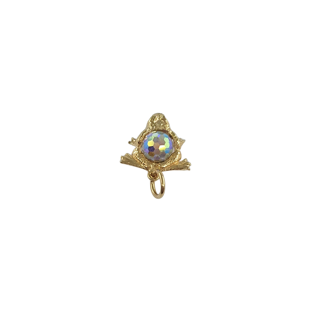 9ct Yellow Gold Frog Charm