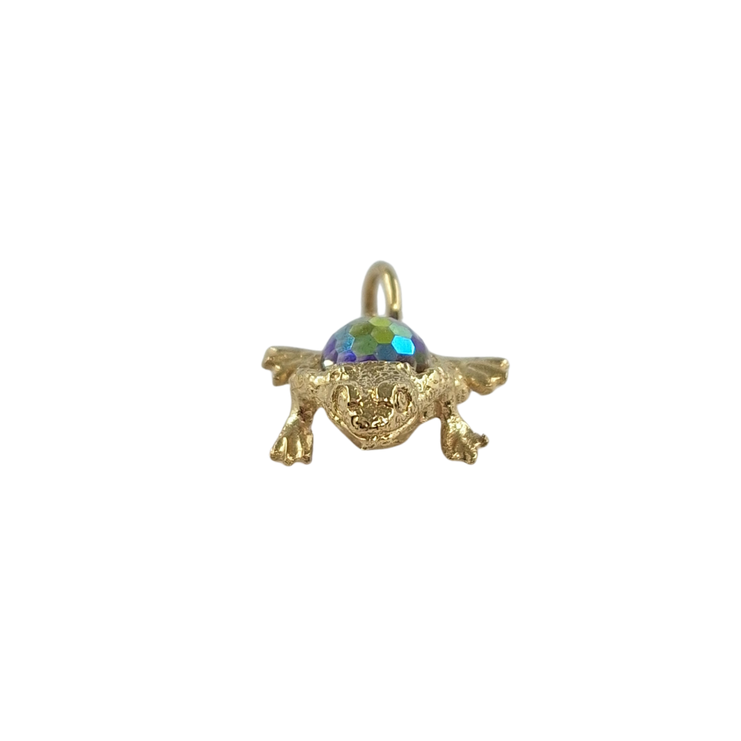 9ct Yellow Gold Frog Charm