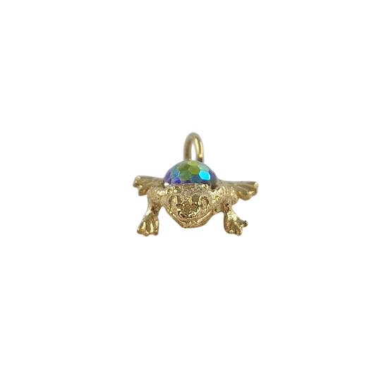 9ct Yellow Gold Frog Charm