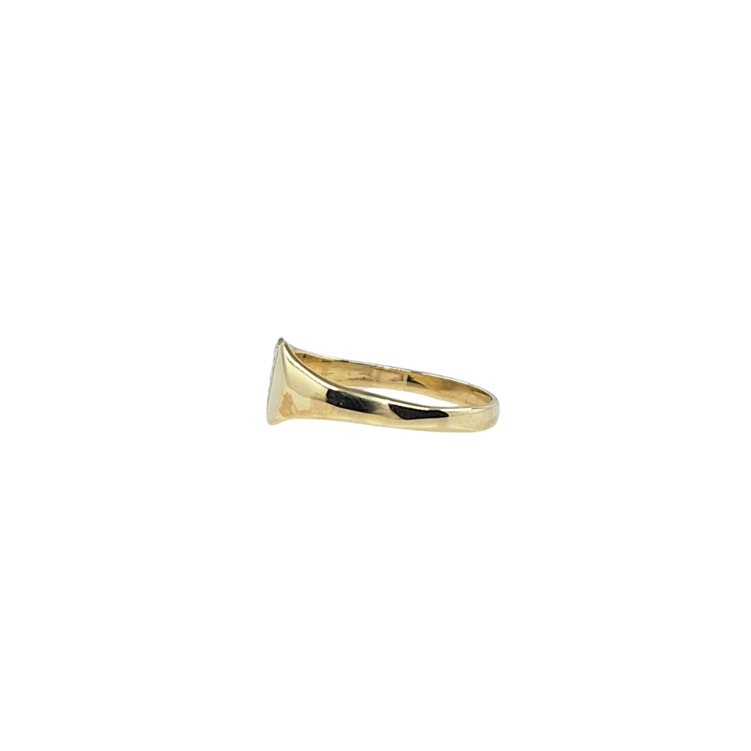 9ct Yellow Gold Childs Heart Signet Ring