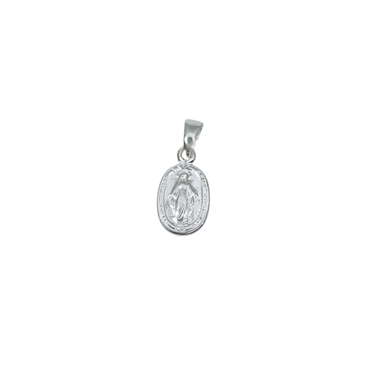 Silver Mary Pendant