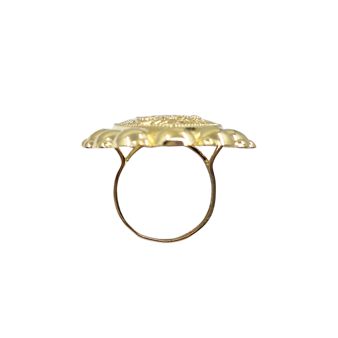 14ct Yellow Gold Greek Key Ring