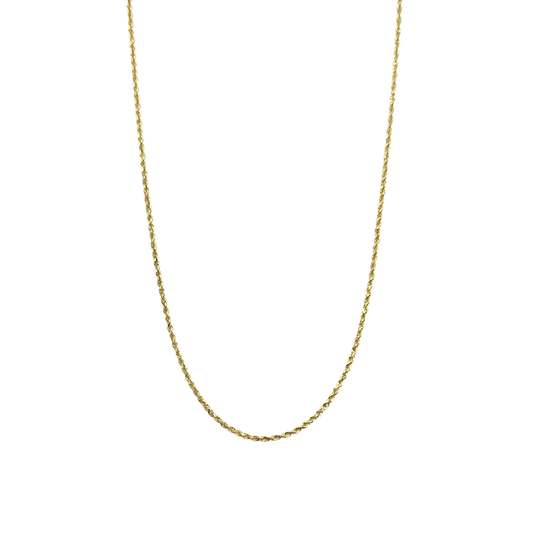 14ct Yellow Gold Rope Chain