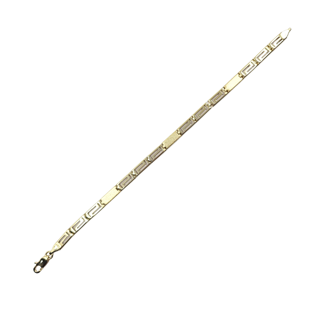 14ct Yellow Gold Greek Key Bracelet