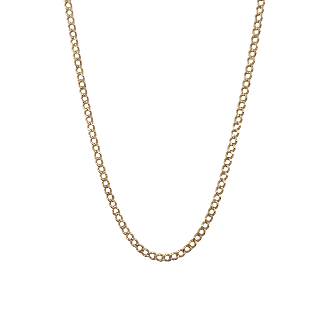 9ct Yellow Gold 21" Curb Chain