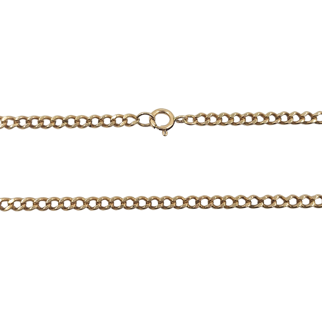 9ct Yellow Gold 21" Curb Chain