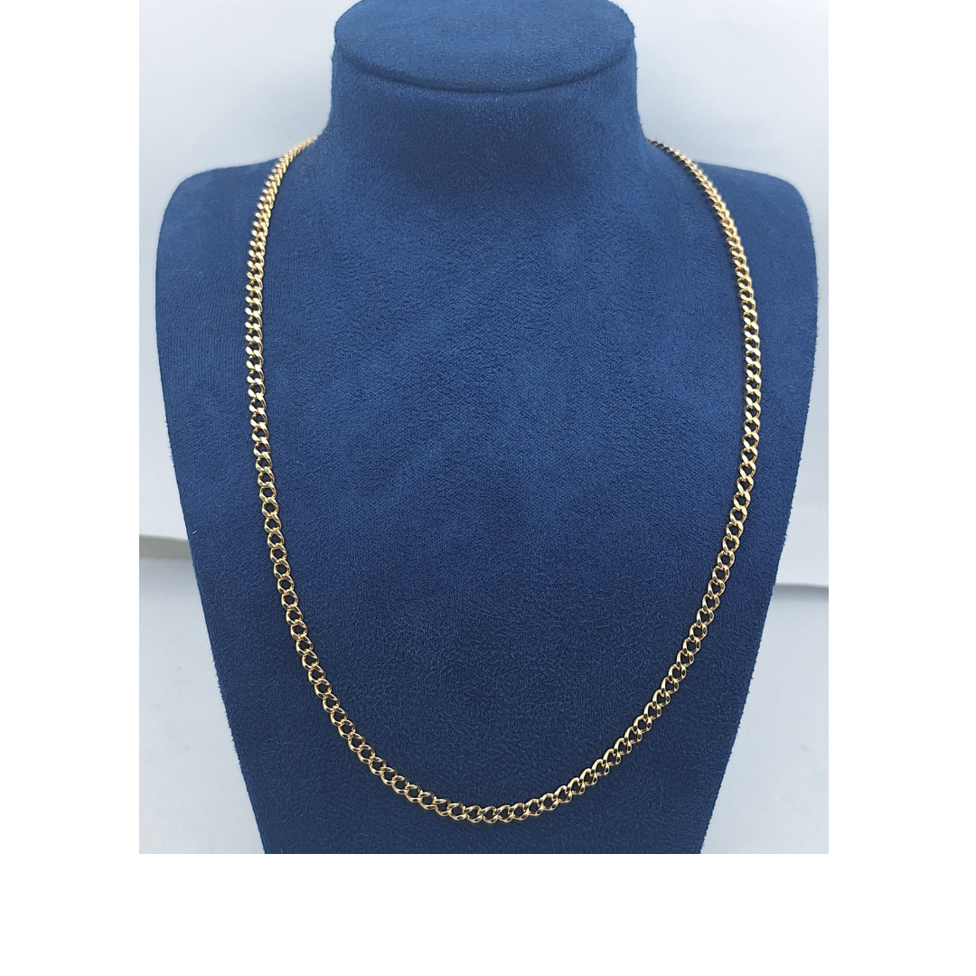 9ct Yellow Gold 21" Curb Chain
