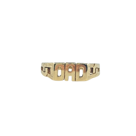9ct Yellow Gold Dad Ring