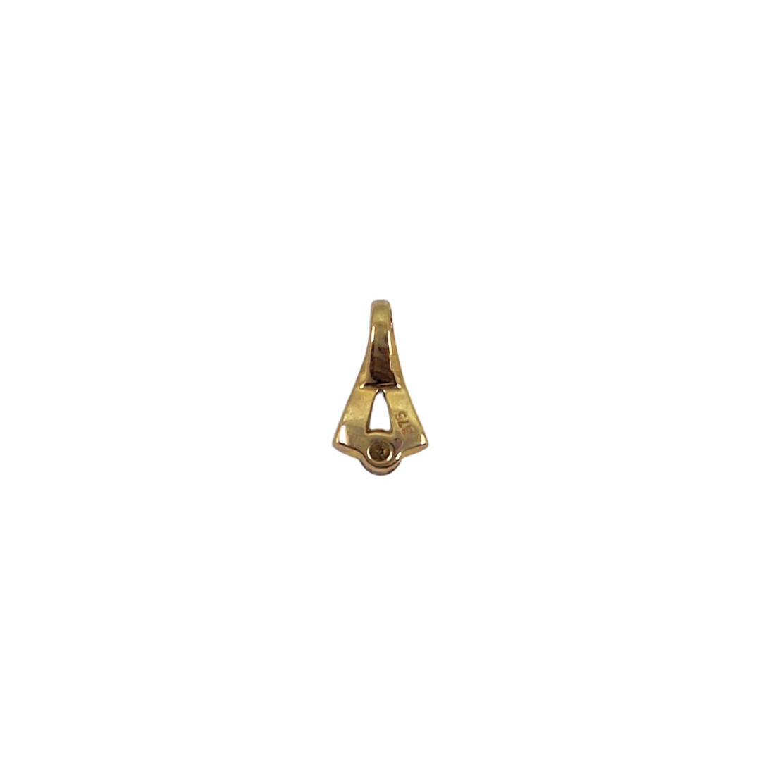 9ct Yellow Gold Diamond Pendant 0.1ct