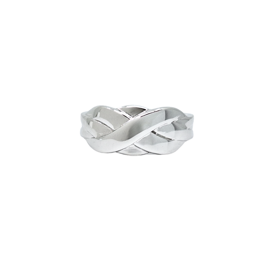 Sterling Silver Plait Ring
