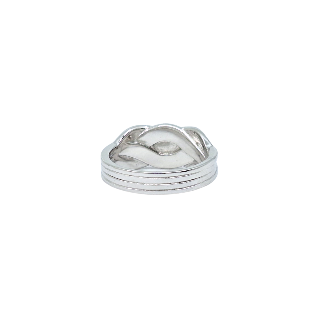 Sterling Silver Plait Ring