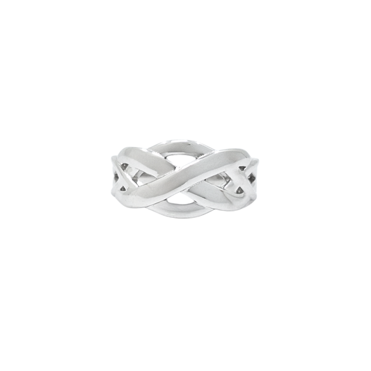 Sterling Silver Plait Ring