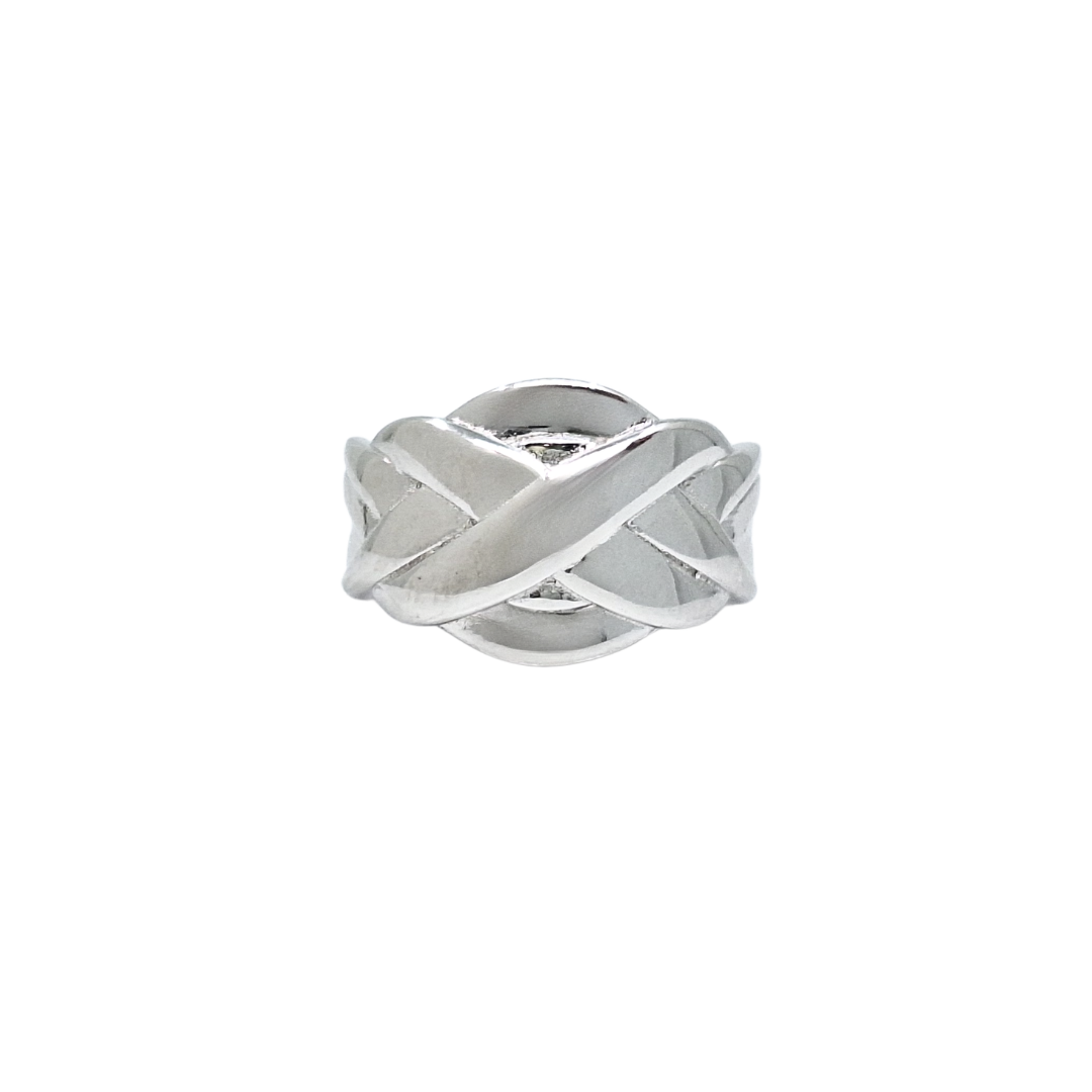 Sterling Silver Plait Ring