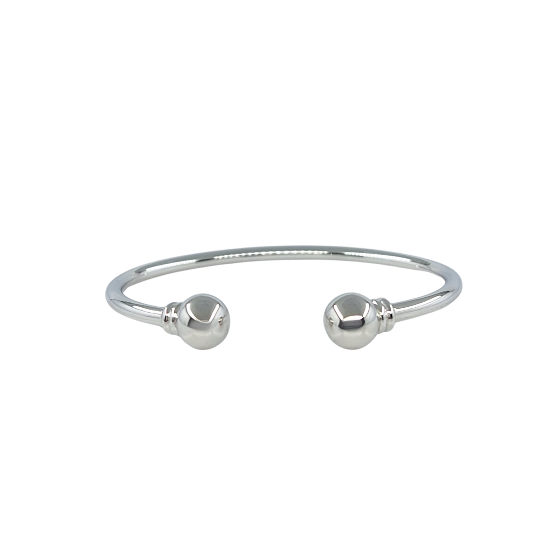 Silver Torque Baby Bangle