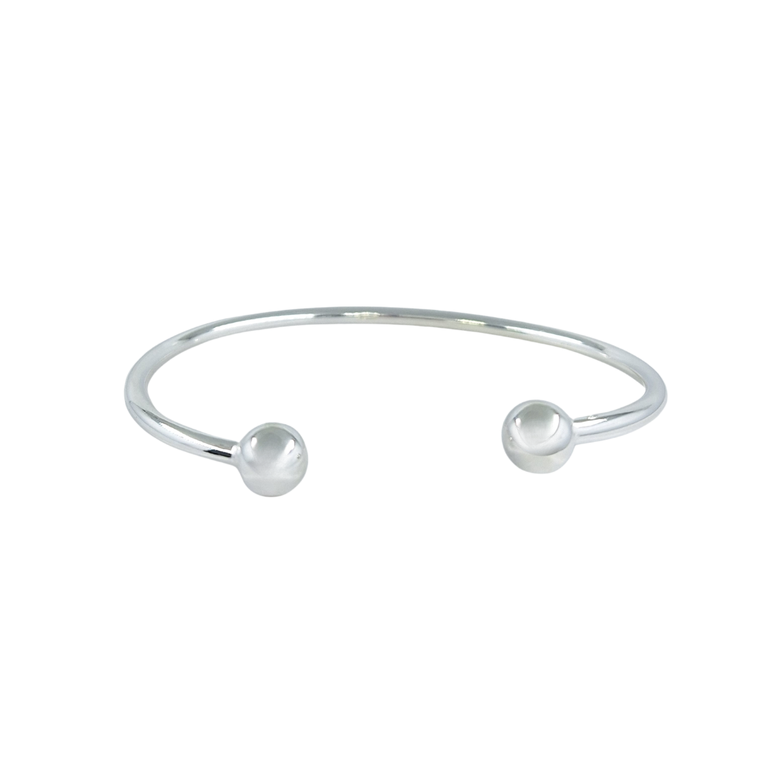 Silver Torque Bangle