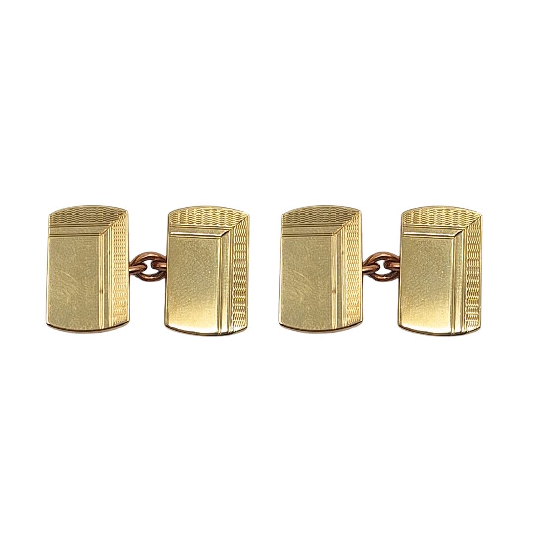 9ct Yellow Gold Cufflinks