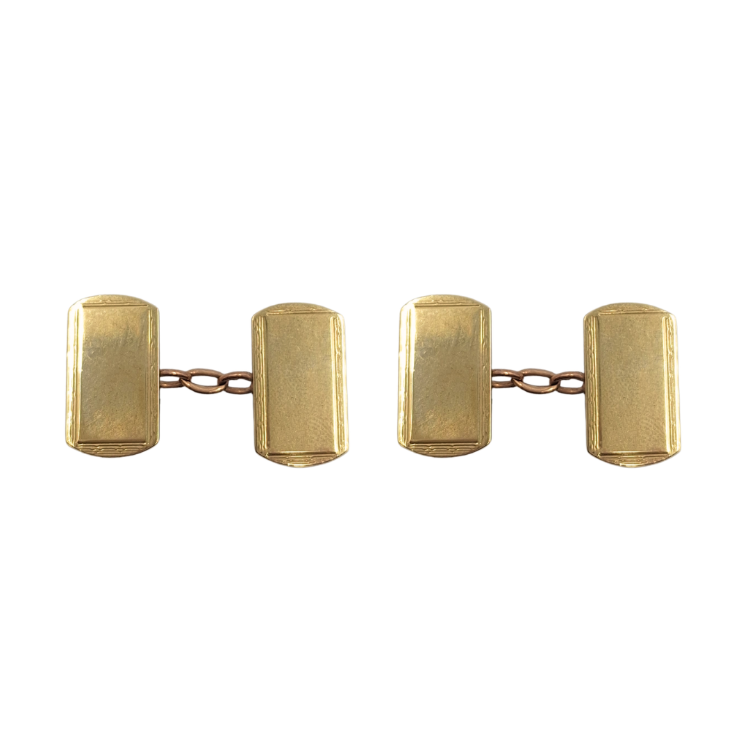 9ct Yellow Gold Cufflinks