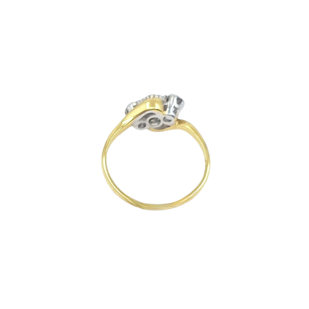 18ct Gold Three Stone Diamond Ring