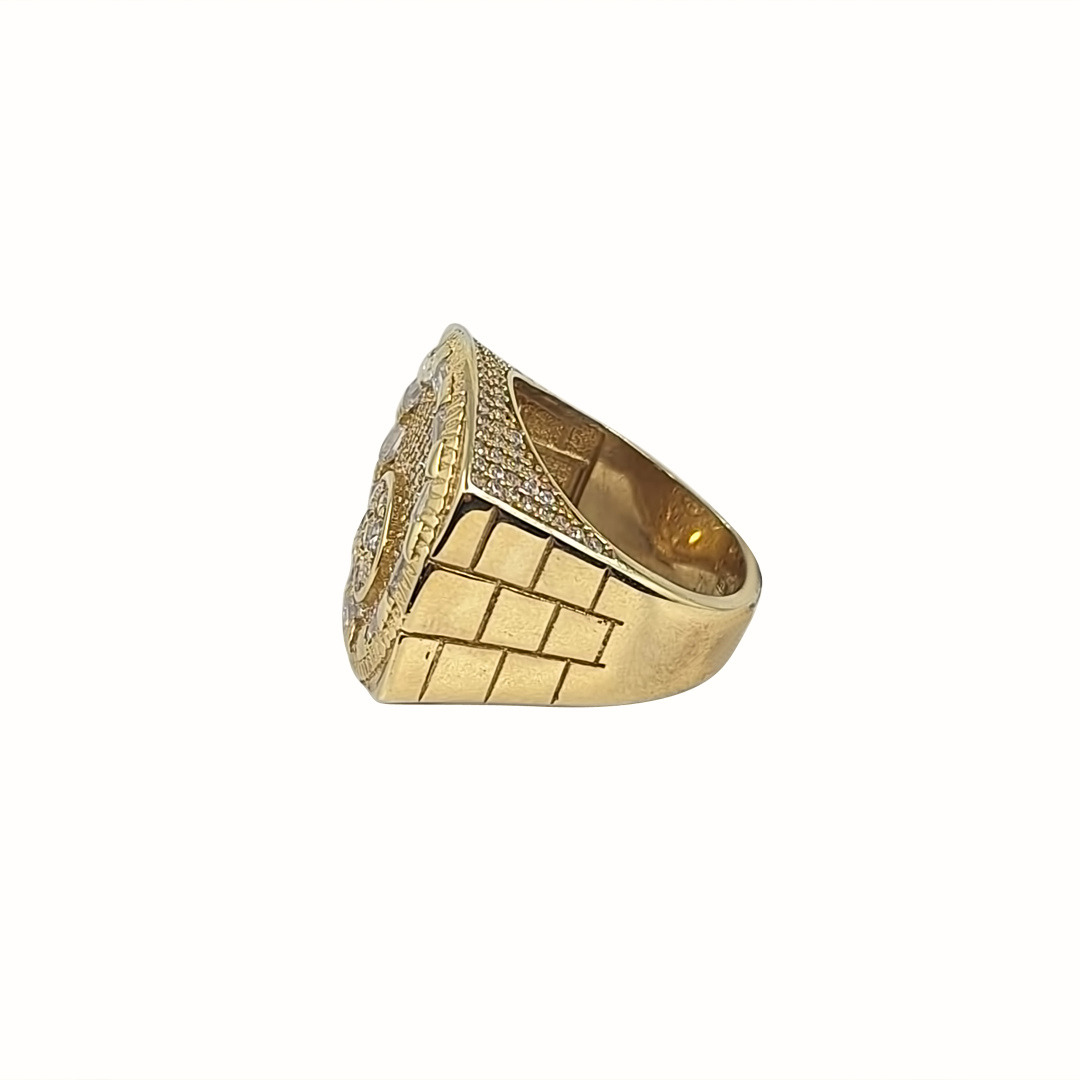 9ct Yellow Gold Fancy CZ Ring