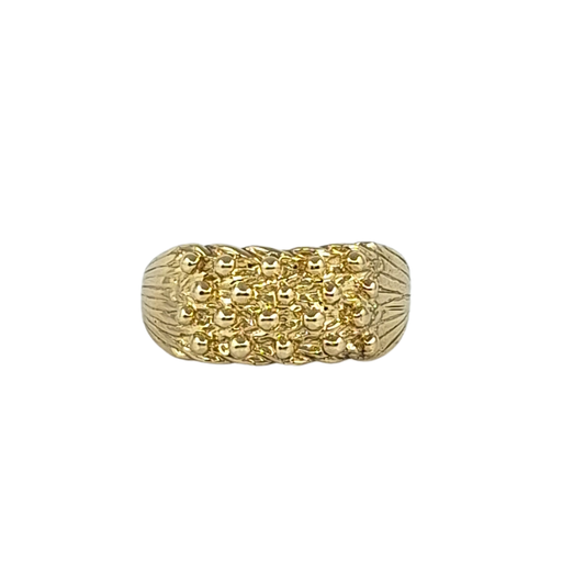 9ct Yellow Gold Keeper Ring