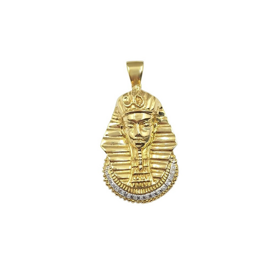 18ct Yellow Gold Egyptian Head Pendant