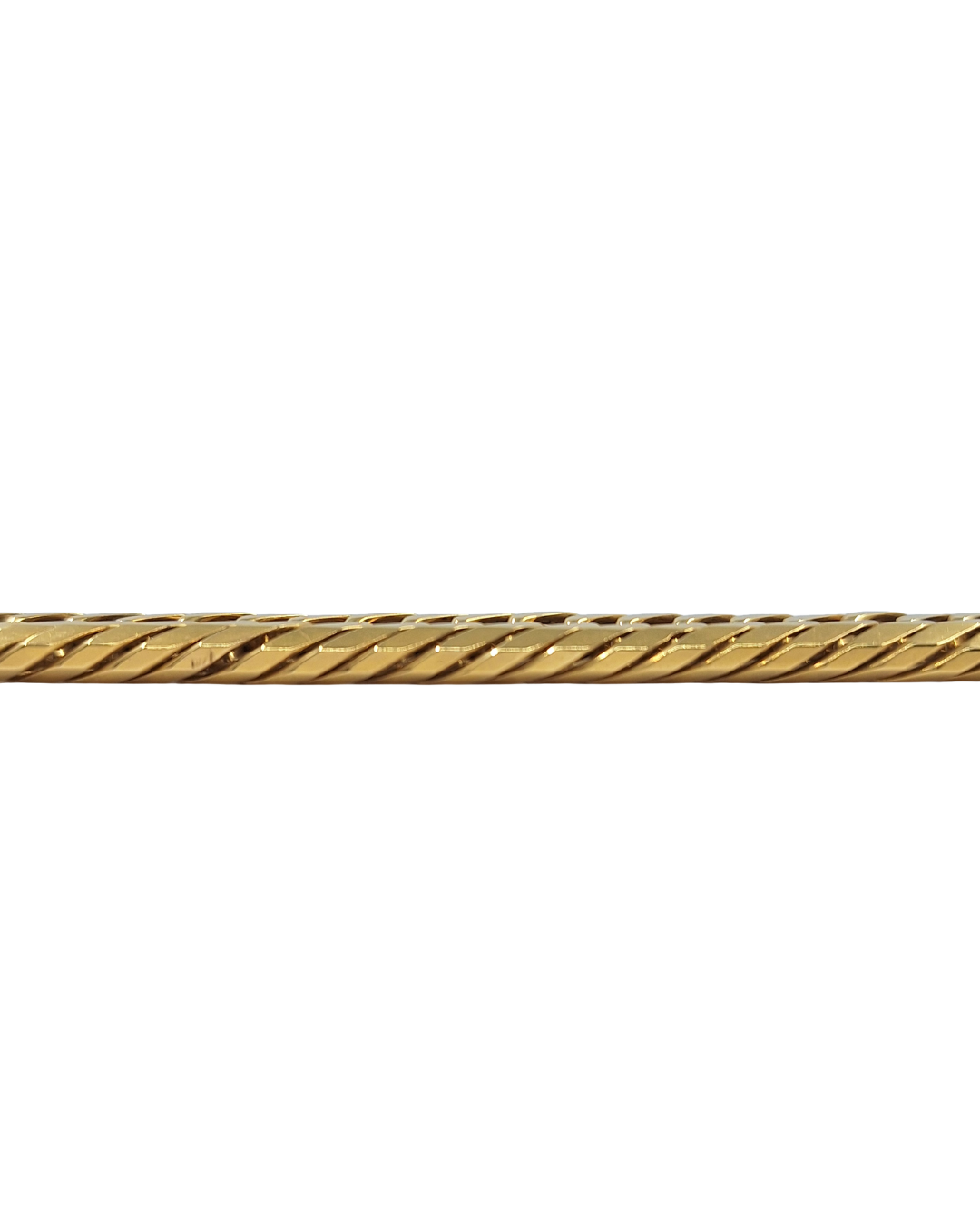 18ct Yellow Gold Curb Bracelet 8"