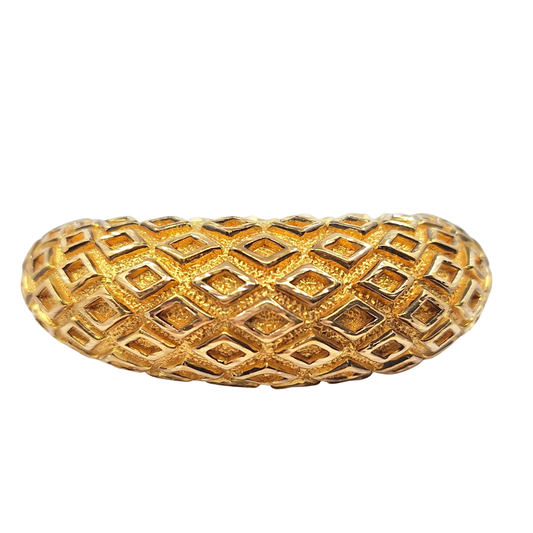 18ct Yellow Gold Hinged Bangle