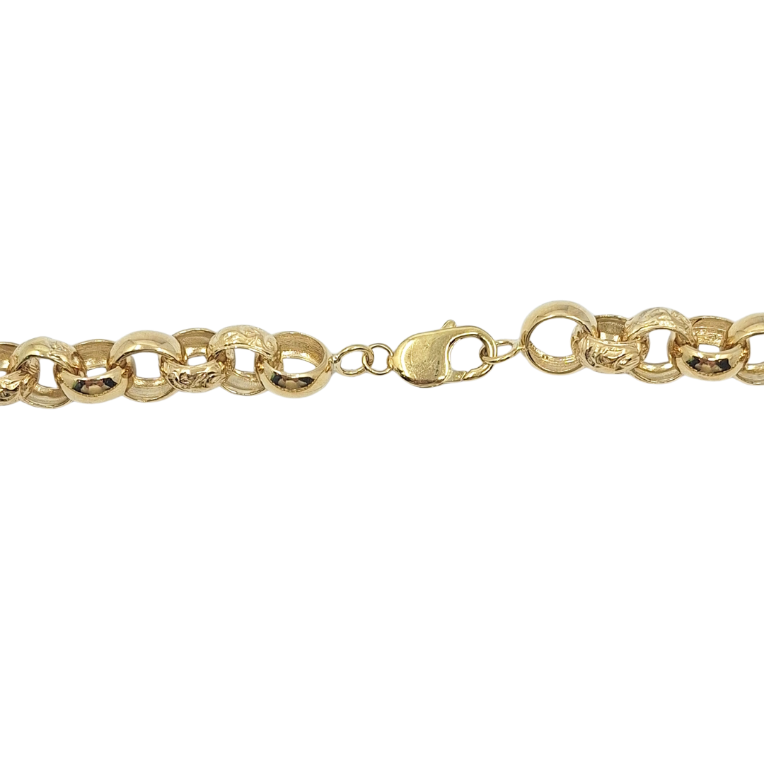 9ct Yellow Gold Belcher Chain
