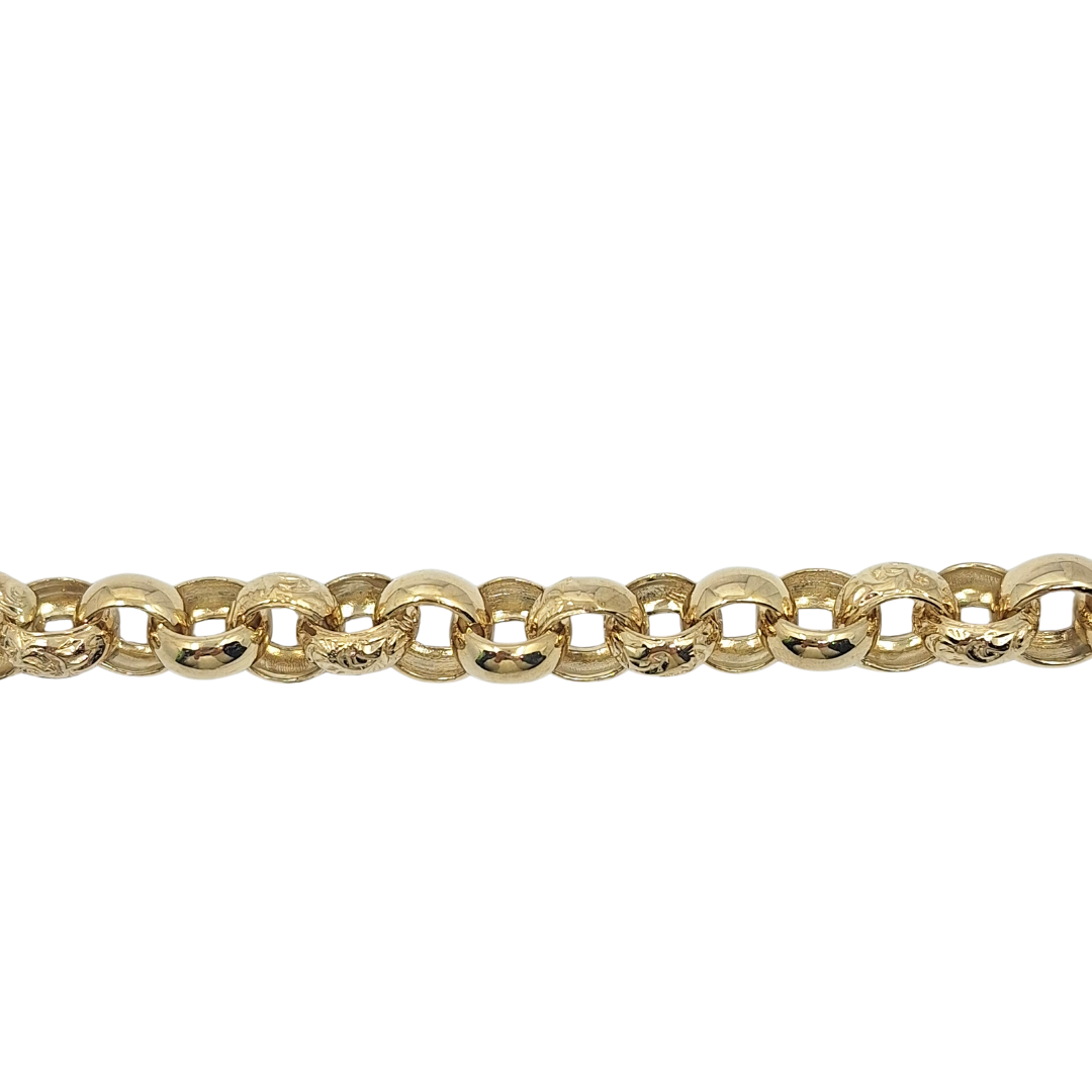 9ct Yellow Gold Belcher Chain