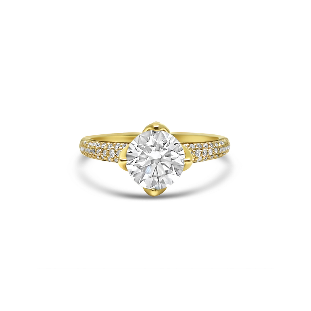 Yellow Gold & Ethical Diamond Ring 1.00ct