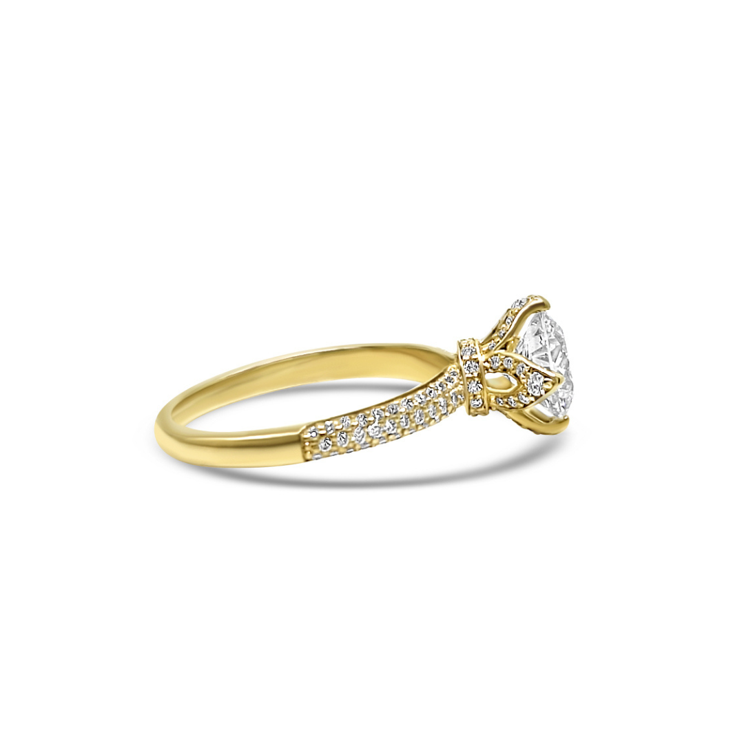 Yellow Gold & Ethical Diamond Ring 1.17ct